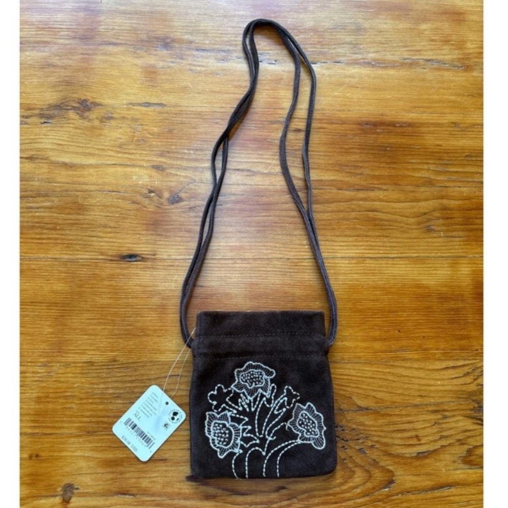 Free People! Eden Mini Pouch Bag In Espresso NWT! - Picture 7 of 16